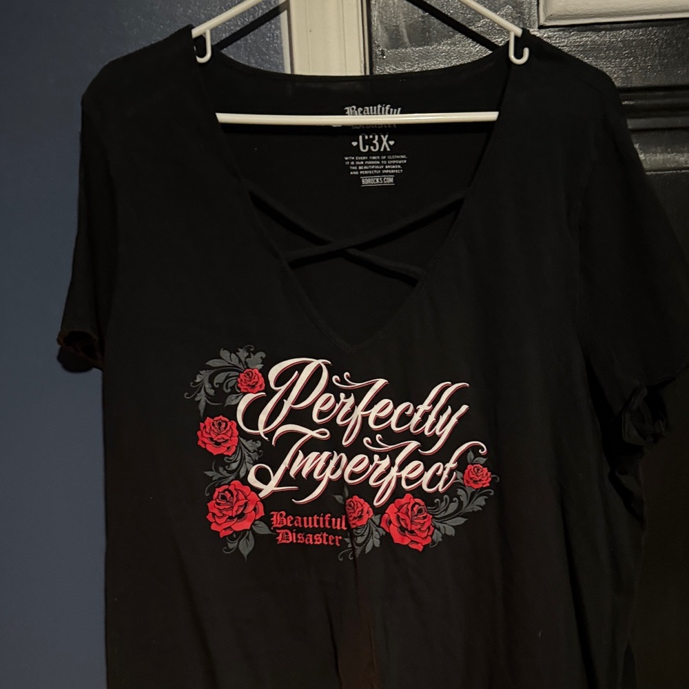 Beautiful Disaster Black Graphic Tee